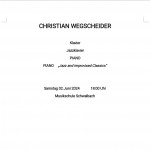 Konzert Christian Wegscheider